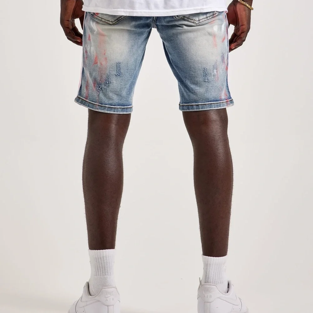 Sz Various kilogram side stripe shorts